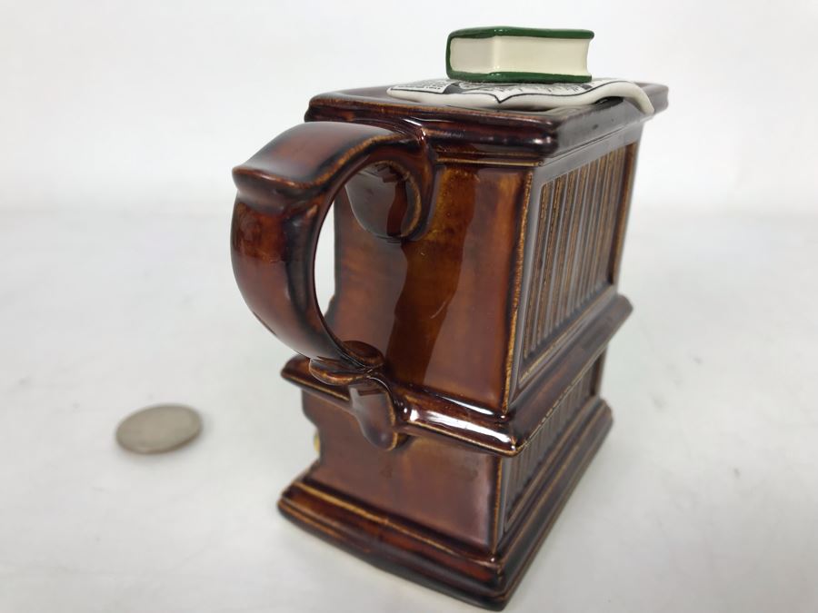 Cardew Designs Teapot OCR Welsh Dresser Featuring Old Country Roses Royal Albert China With Original Royal Doulton Tag 5.5W X 2.5D X 4.5H [Photo 6]