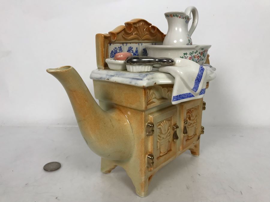 Large Paul Cardew Design Wash Basin Teapot 11W X 5D X 8H [Photo 9]