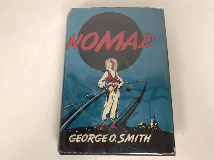 Hardcover First Edition Science Fiction Book Nomad By George O. Smith