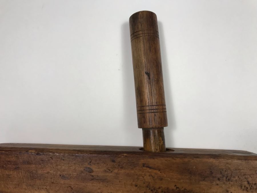 Pair Of Vintage Wooden Clamps [Photo 9]