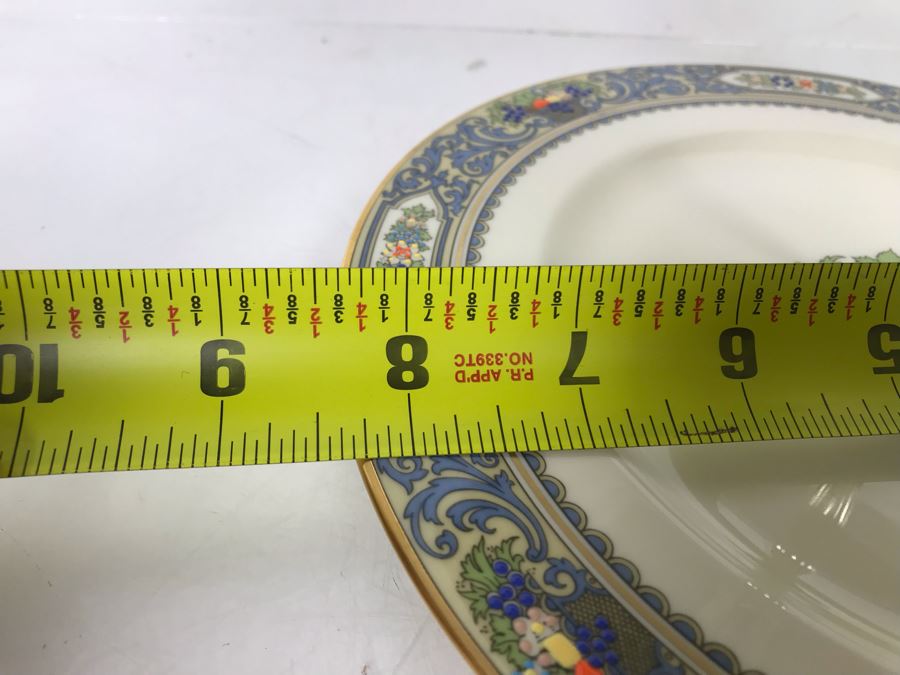 Lenox Autumn Pattern 2 Tiered Serving Tray 10H X 8.25W - Replacements Value $109 [Photo 7]