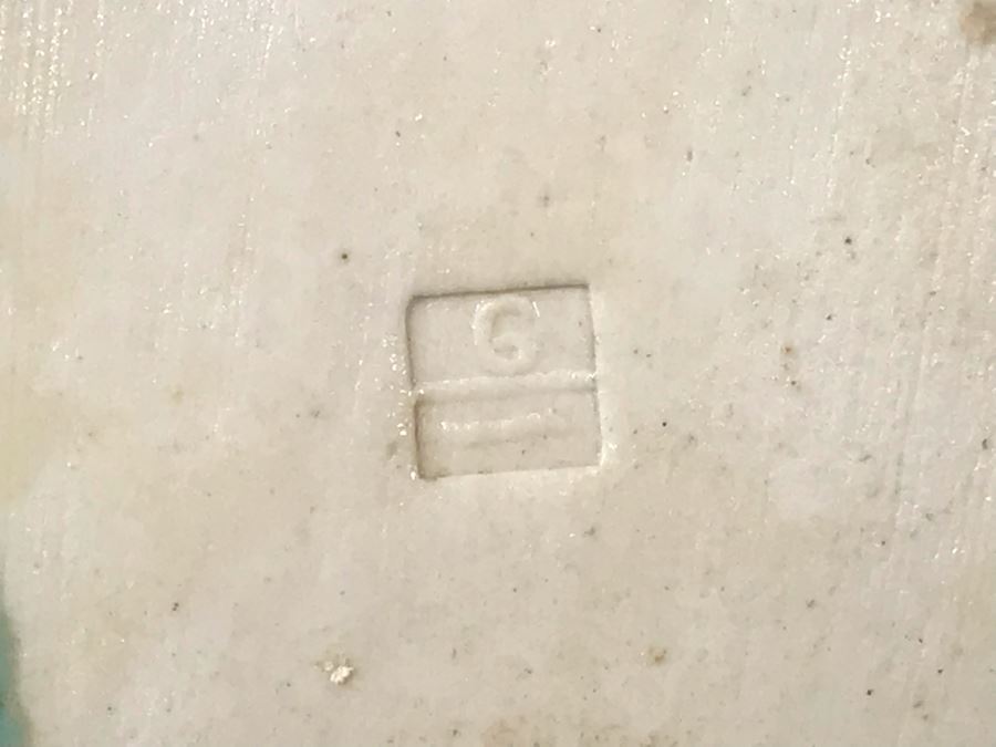 Pair Of Asian Blue Glazed Cermaic Foo Dogs 6W X 7.5D X 10H [Photo 15]