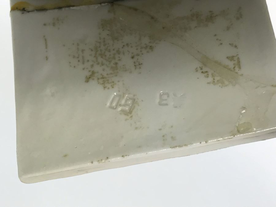 Pair Of Chinese Elephant Candleholders 8.5W X 4.5D X 10H (One Elephant Tusk Is Chipped And Other Elephant's Blanket Has Been Repaired) [Photo 20]