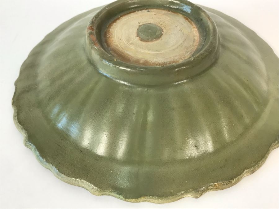 Old Chinese Longquan Celadon Porcelain Bowl 9W X 1.5H [Photo 13]