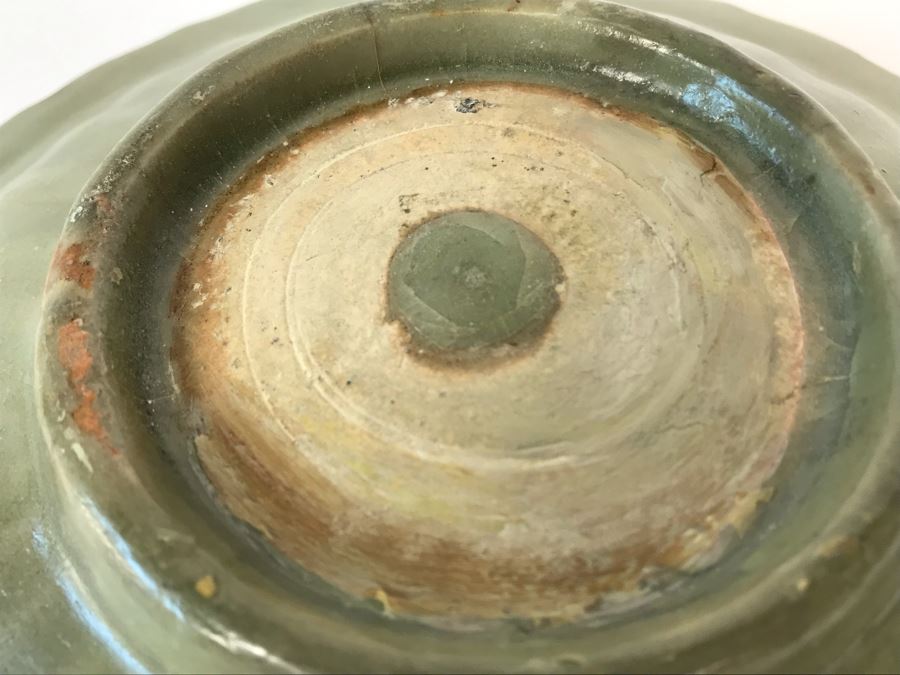 Old Chinese Longquan Celadon Porcelain Bowl 9W X 1.5H [Photo 17]