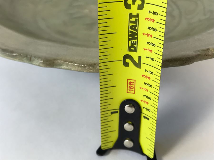 Old Chinese Longquan Celadon Porcelain Bowl 9W X 1.5H [Photo 20]