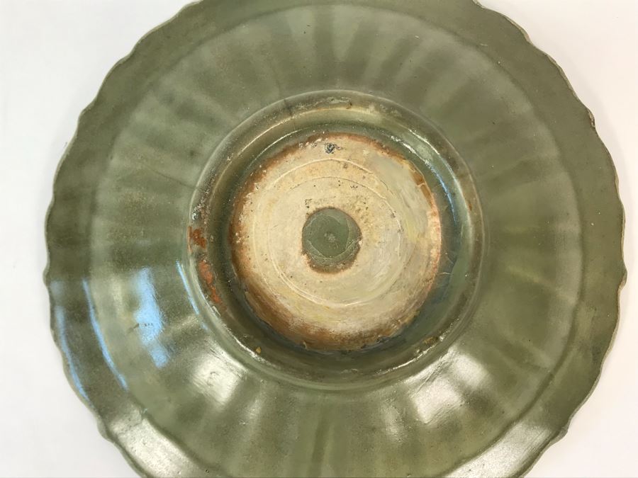 Old Chinese Longquan Celadon Porcelain Bowl 9W X 1.5H [Photo 15]