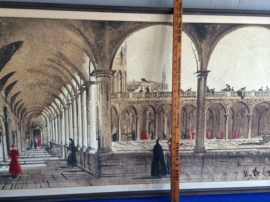 Original Large Architectural Painting - Vico De Luigi Venezia [Photo 10]