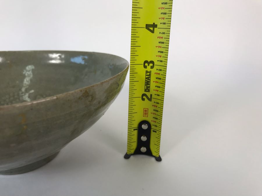 Old Chinese Longquan Celadon Porcelain Bowl 7W X 3H [Photo 18]