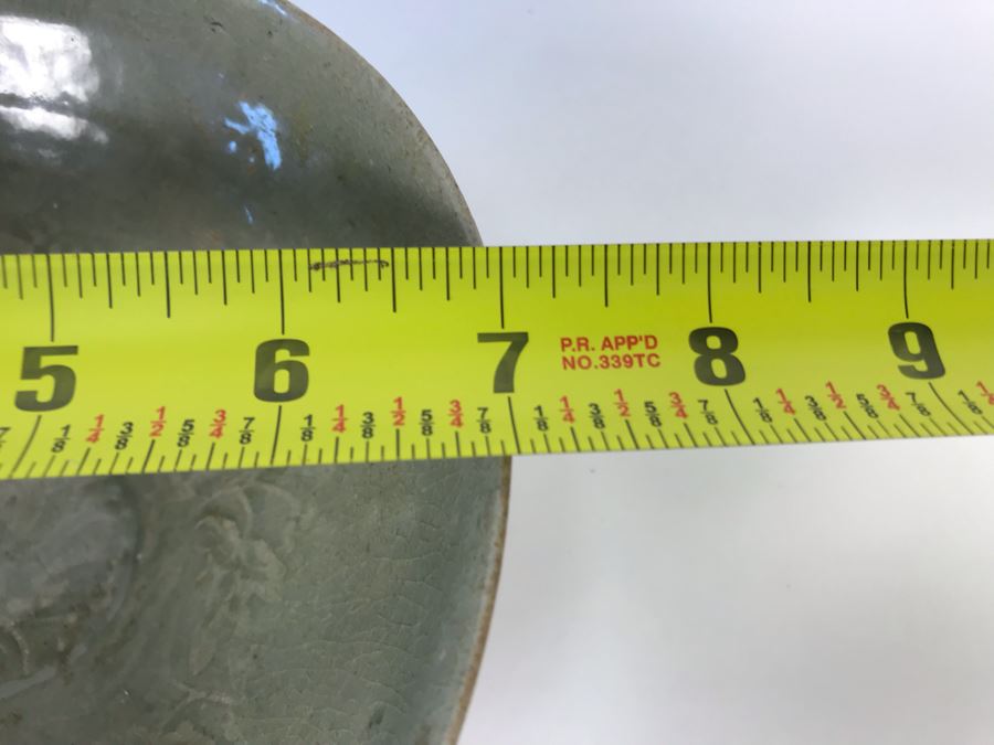 Old Chinese Longquan Celadon Porcelain Bowl 7W X 3H [Photo 17]