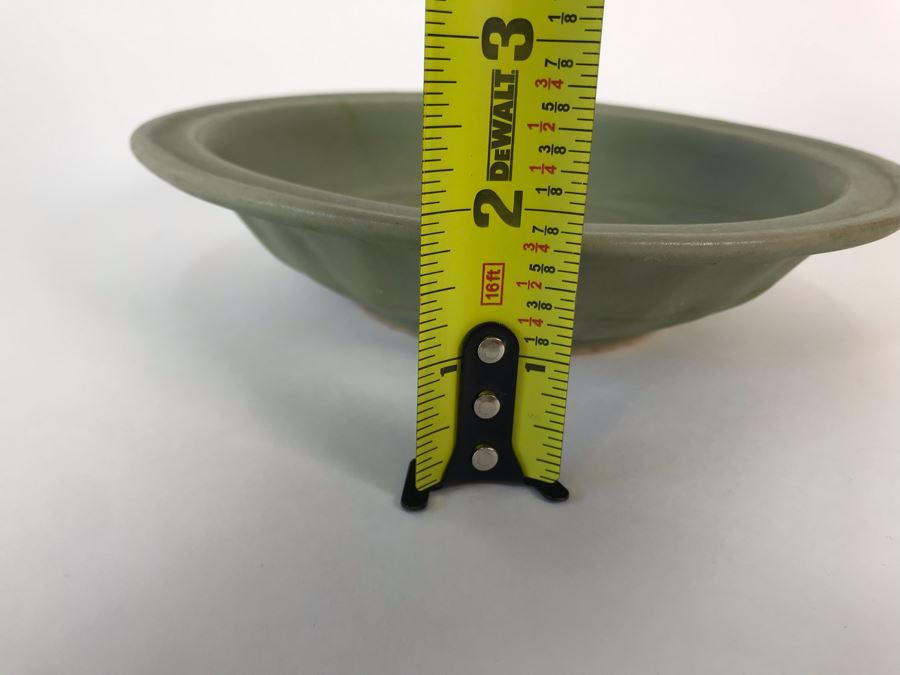 Old Chinese Longquan Celadon Two-Fish Porcelain Bowl 8W X 1.75H [Photo 14]