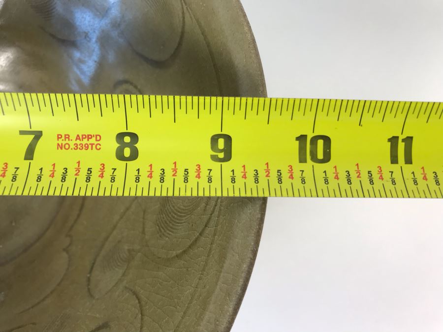 Old Chinese Celadon Porcelain Bowl 9.5W X 3.5H [Photo 19]