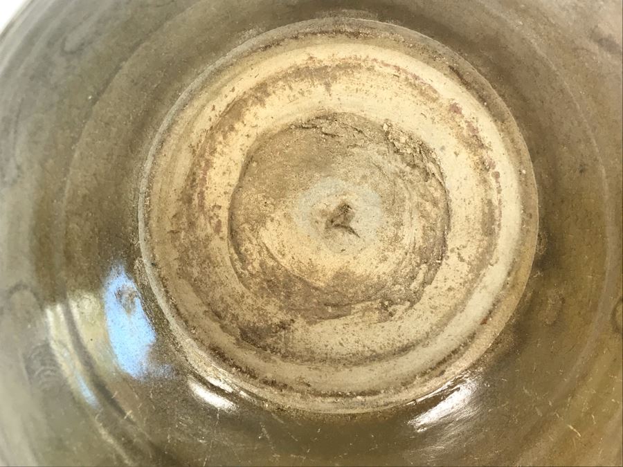 Old Chinese Celadon Porcelain Bowl 9.5W X 3.5H [Photo 13]