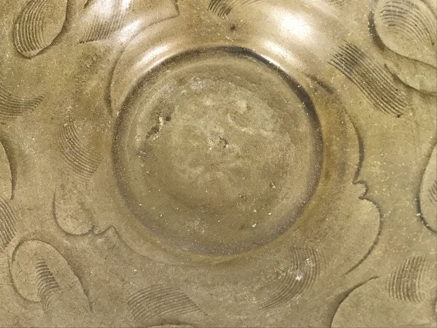 Old Chinese Celadon Porcelain Bowl 9.5W X 3.5H [Photo 7]