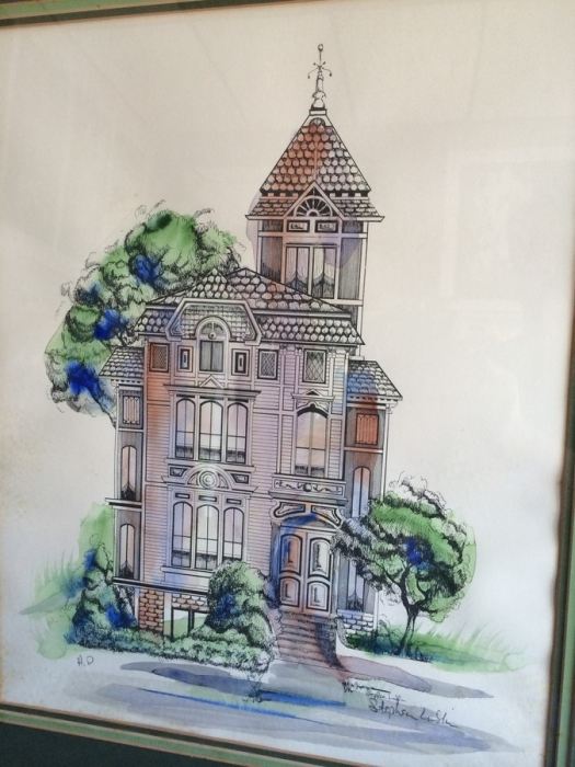 A/P Hand Colored Lithograph - Stephen Lublin - Victorian House - Pencil Signed [Photo 4]