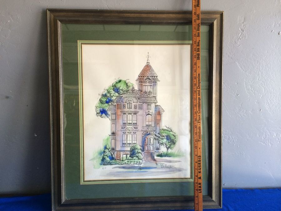A/P Hand Colored Lithograph - Stephen Lublin - Victorian House - Pencil Signed [Photo 10]