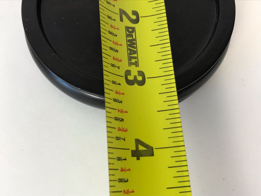 Chinese Carved Green Translucent Stone Round Box With Dragon Serpent Lid With Original Box 4R X 2.25H [Photo 38]