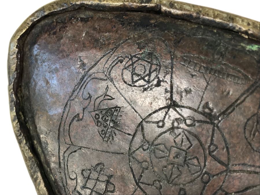 Old Tibetan Seated Buddha Akshobhya Figure Statue Signed With Wooden Stand 5W X 4D X 8.5H [Photo 27]