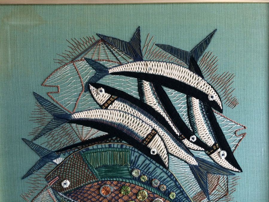 Mid-Century Stitchery - Crystal Fitzgerald - 'In The Nets' [Photo 4]