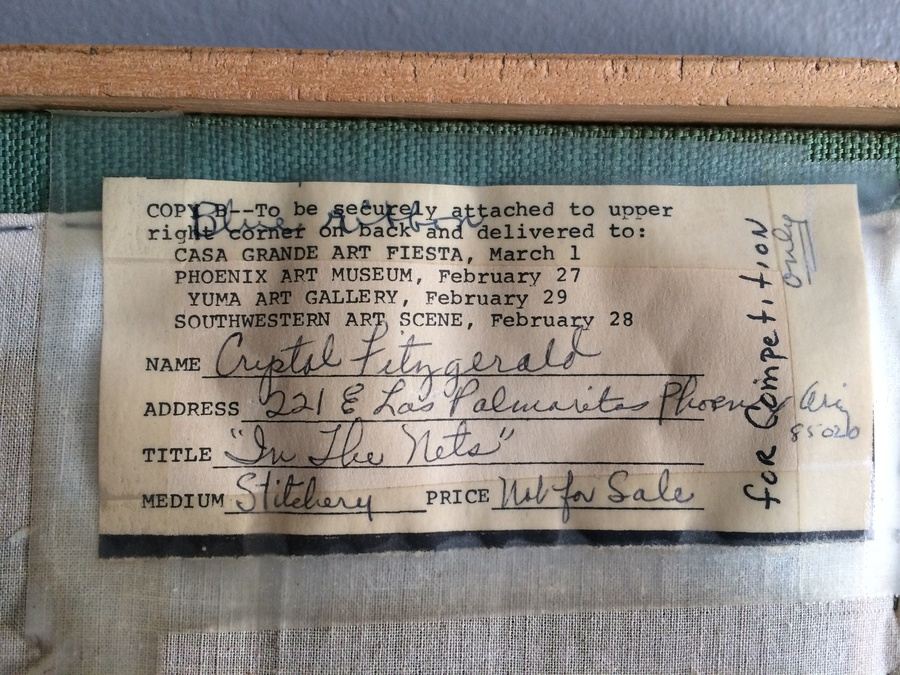 Mid-Century Stitchery - Crystal Fitzgerald - 'In The Nets' [Photo 3]