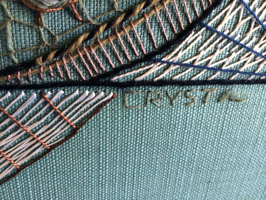 Mid-Century Stitchery - Crystal Fitzgerald - 'In The Nets' [Photo 6]