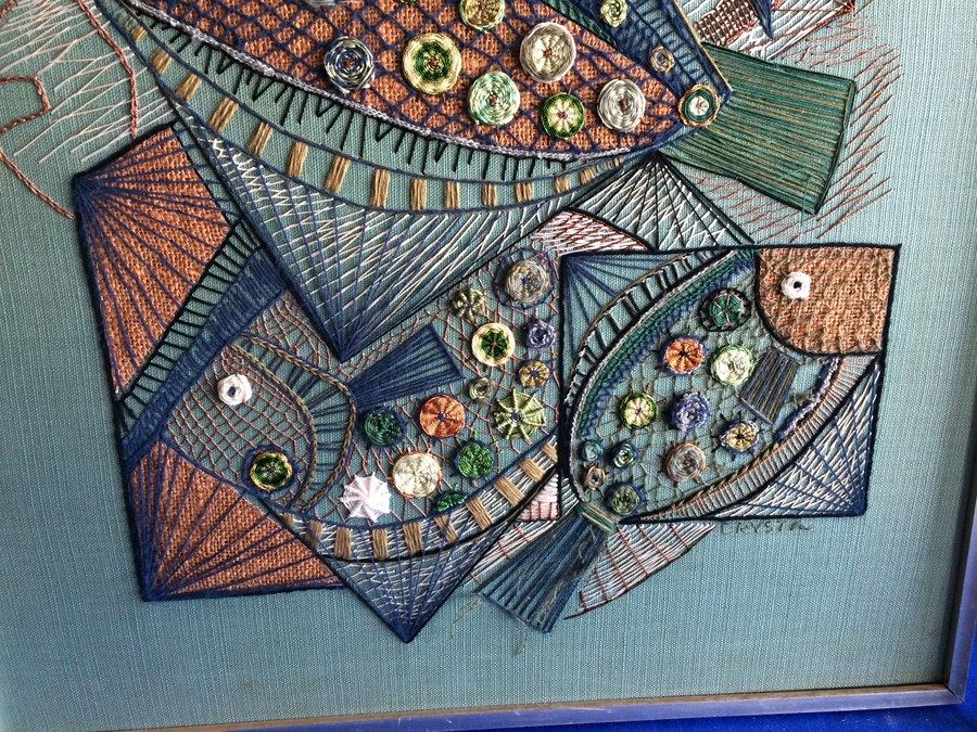 Mid-Century Stitchery - Crystal Fitzgerald - 'In The Nets' [Photo 5]
