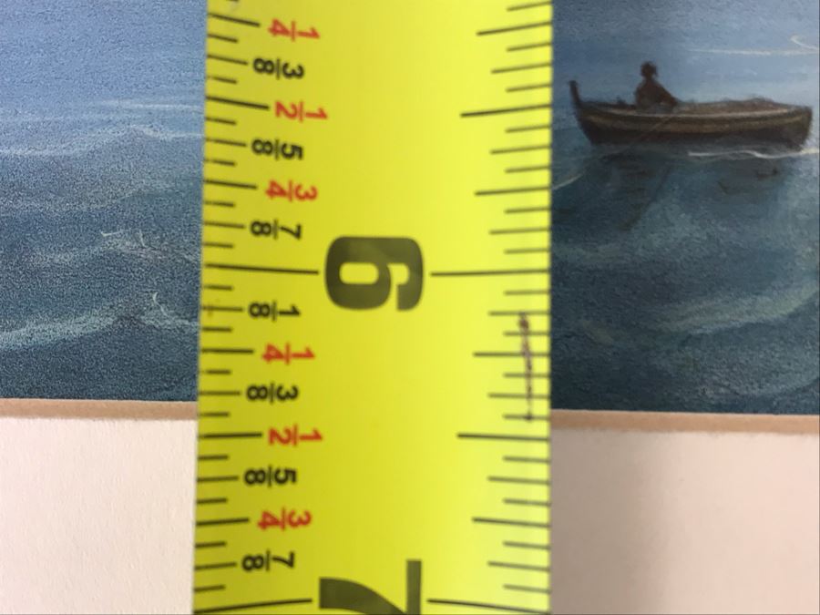 Hand Colored Picture Of Genoa Italy Port City 8.5W X 9.5H [Photo 22]