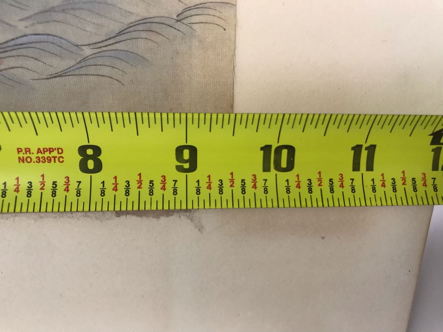 Original Silk Painting Titled 'Picture Of A Dutch Ship' 9.5 X 14.25 [Photo 19]