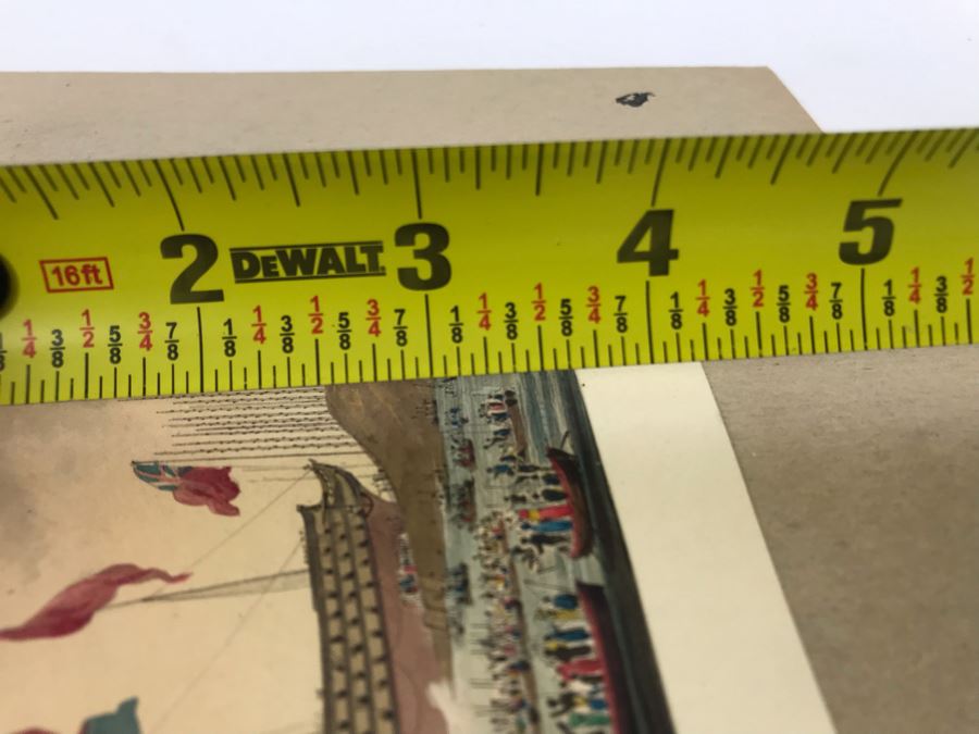 Original Watercolor Ship Painting 5.25 X 3.5 [Photo 27]