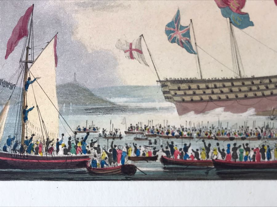 Original Watercolor Ship Painting 5.25 X 3.5 [Photo 6]