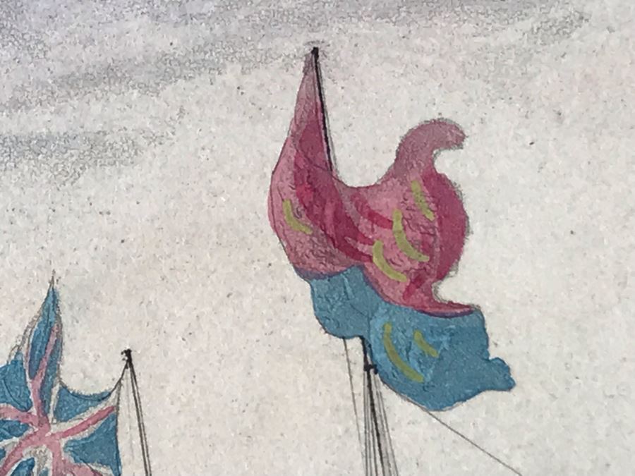 Original Watercolor Ship Painting 5.25 X 3.5 [Photo 23]