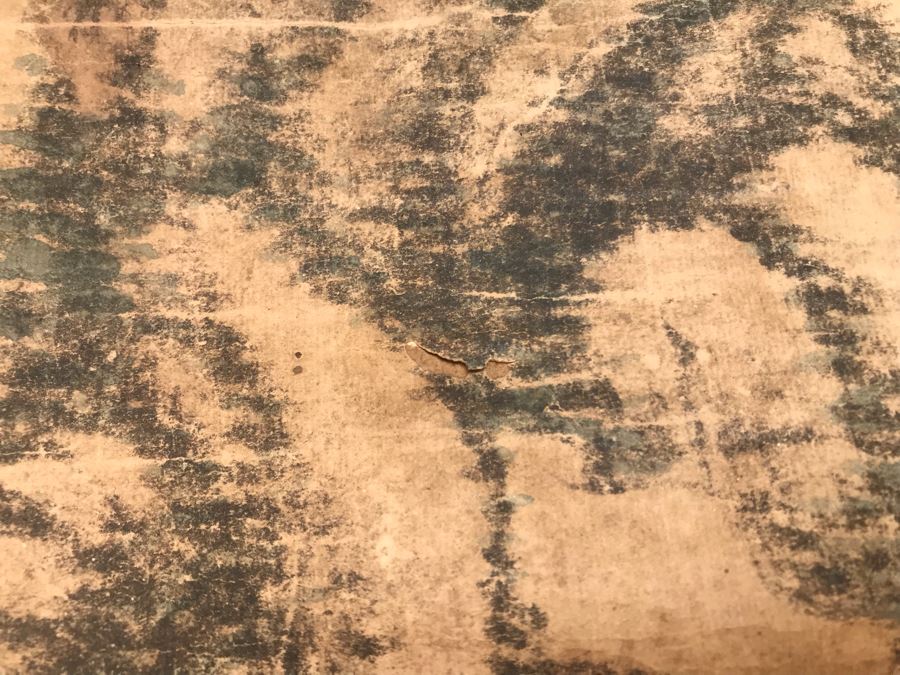 Original Signed Chinese Landscape Silk Scroll Painting 12.5 X 39.5 [Photo 27]