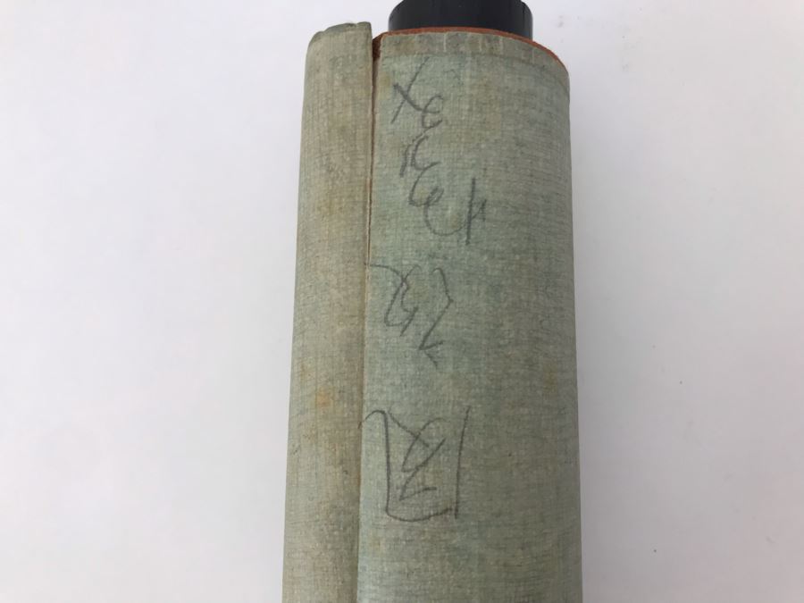 Original Signed Asian Silk Scroll Painting Of Rats 12.5 X 10.5 [Photo 6]