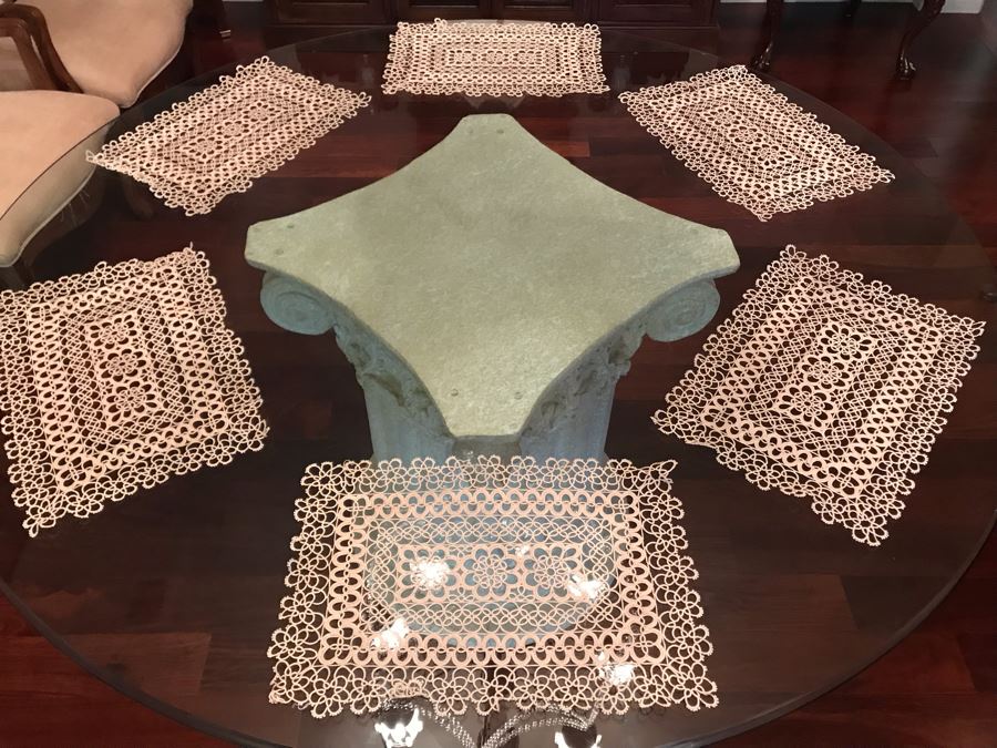 Set Of Six Crochet Placemats [Photo 2]