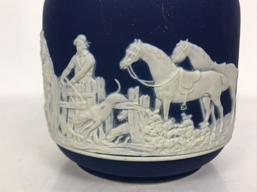 Adams Est Bd 1657 Jasperware Ice Bucket Made In England 5.5W X 9.5H [Photo 2]