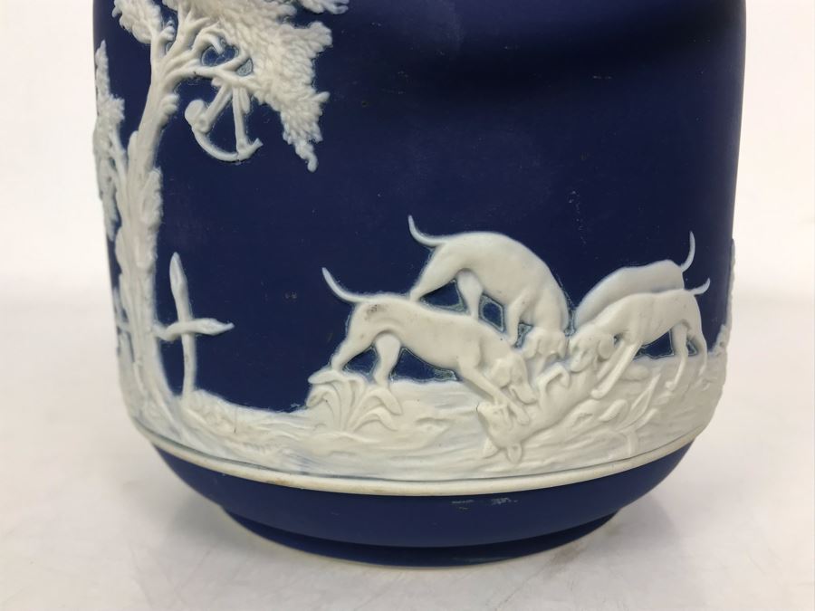 Adams Est Bd 1657 Jasperware Ice Bucket Made In England 5.5W X 9.5H [Photo 5]