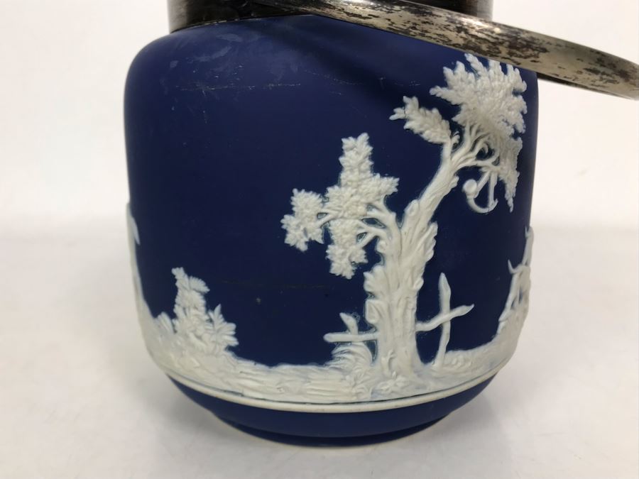 Adams Est Bd 1657 Jasperware Ice Bucket Made In England 5.5W X 9.5H [Photo 6]