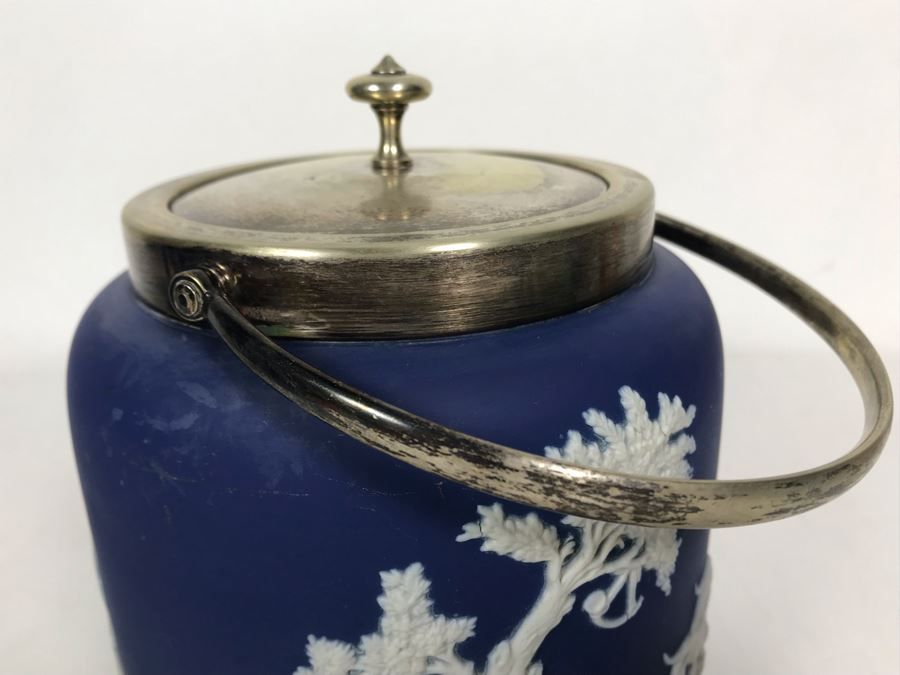 Adams Est Bd 1657 Jasperware Ice Bucket Made In England 5.5W X 9.5H [Photo 7]