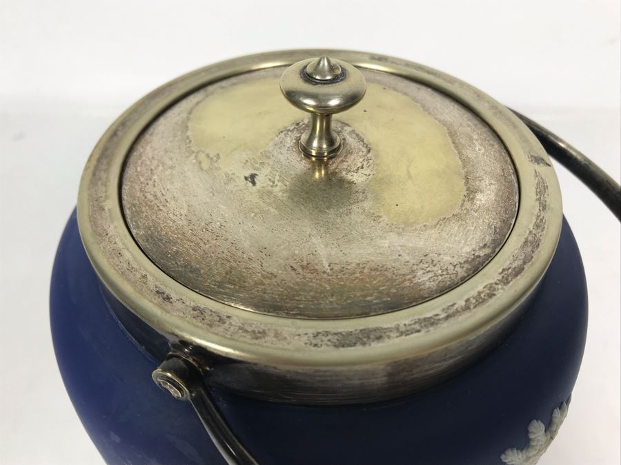 Adams Est Bd 1657 Jasperware Ice Bucket Made In England 5.5W X 9.5H [Photo 8]