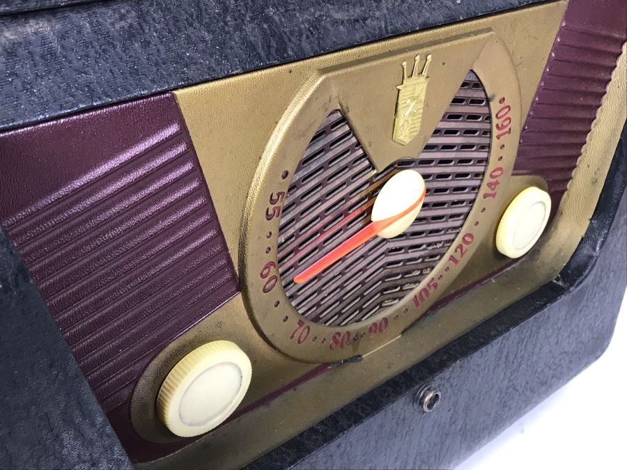 Vintage Collectible Portable Suitcase Zenith Tube Radio Model H503Y Serviced And Working 14W X 6.5D X 11H [Photo 18]