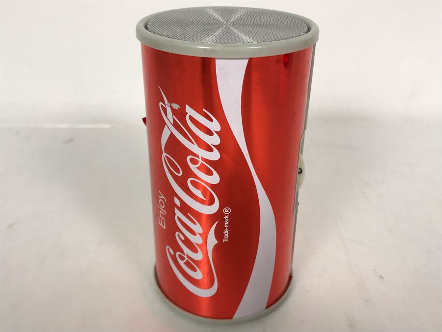 Collectible Coca-Cola Advertising Transistor Radio Working 3.25W X 4.75H