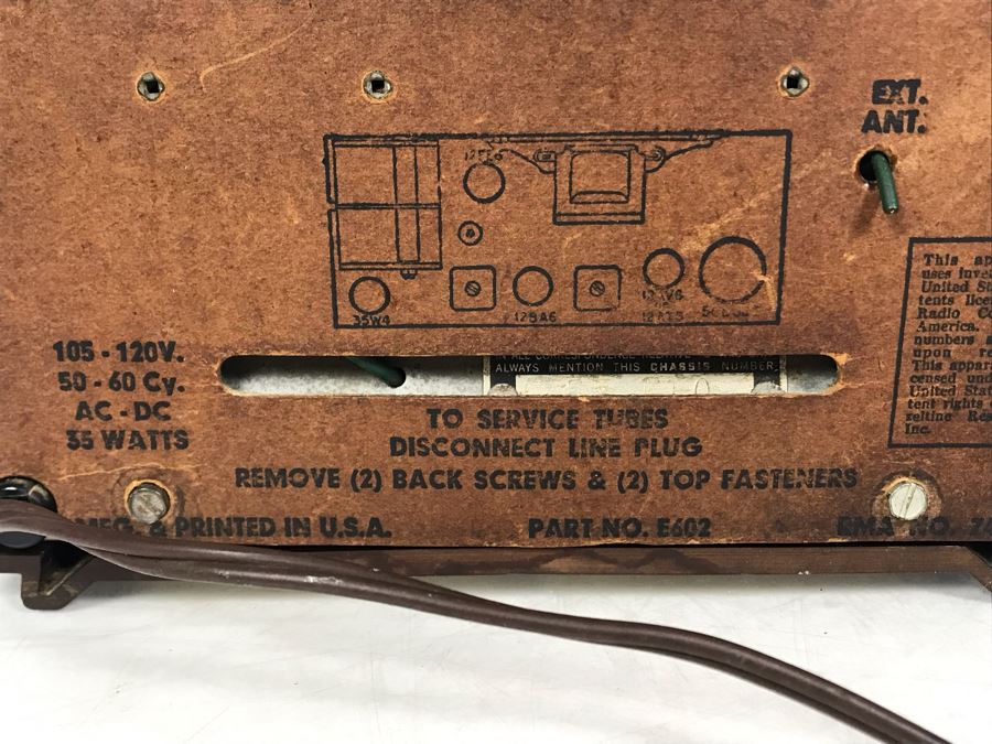 Vintage Mid-Century Silvertone Radio Serviced And Sounds Great 8.25W X 5D X 6H [Photo 7]