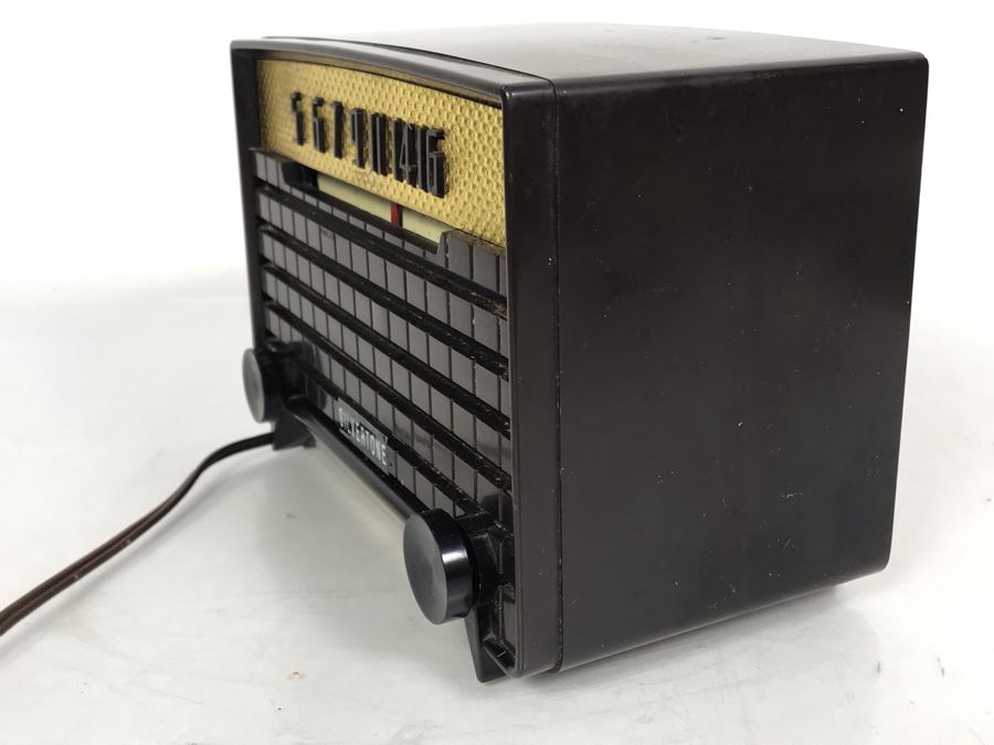 Vintage Mid-Century Silvertone Radio Serviced And Sounds Great 8.25W X 5D X 6H [Photo 5]