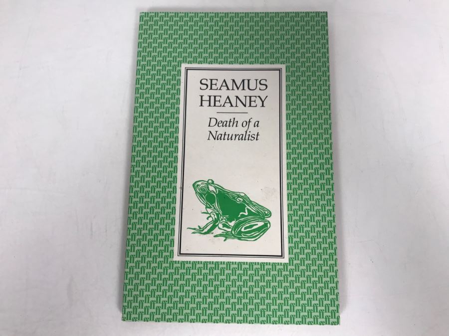 Seamus Heaney Hand Signed Book Death Of A Naturalist [Photo 2]