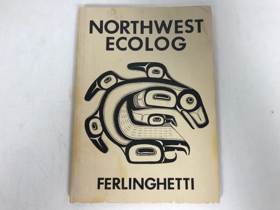 Lawrence Ferlinghetti Hand Signed Poetry Book Northwest Ecolog [Photo 2]