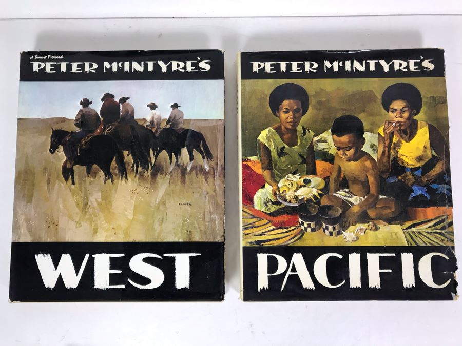 Pair Of Coffee Table Books: Peter McIntyre's West And Peter McIntyre's Pacific