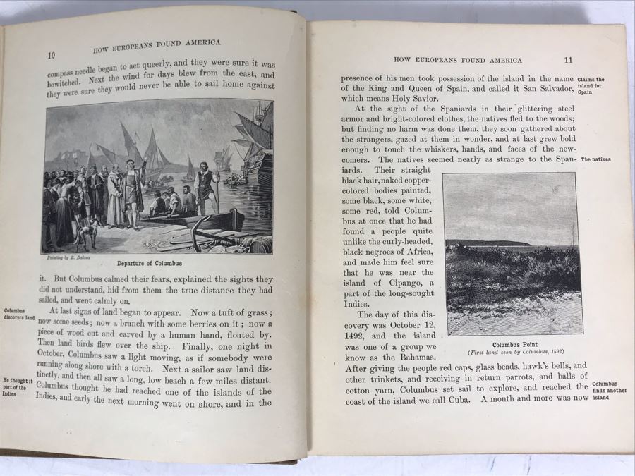 Antique 1901 Textbook McMaster's Primary History Of The United States American Book Company [Photo 8]