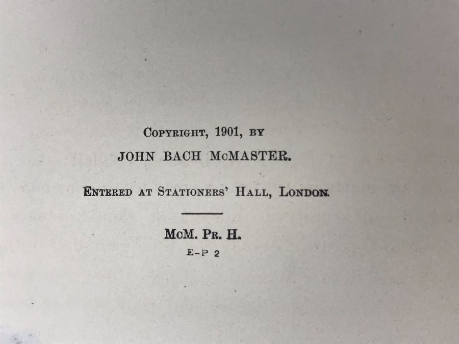 Antique 1901 Textbook McMaster's Primary History Of The United States American Book Company [Photo 5]