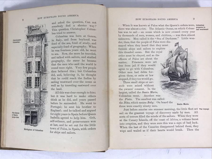 Antique 1901 Textbook McMaster's Primary History Of The United States American Book Company [Photo 7]