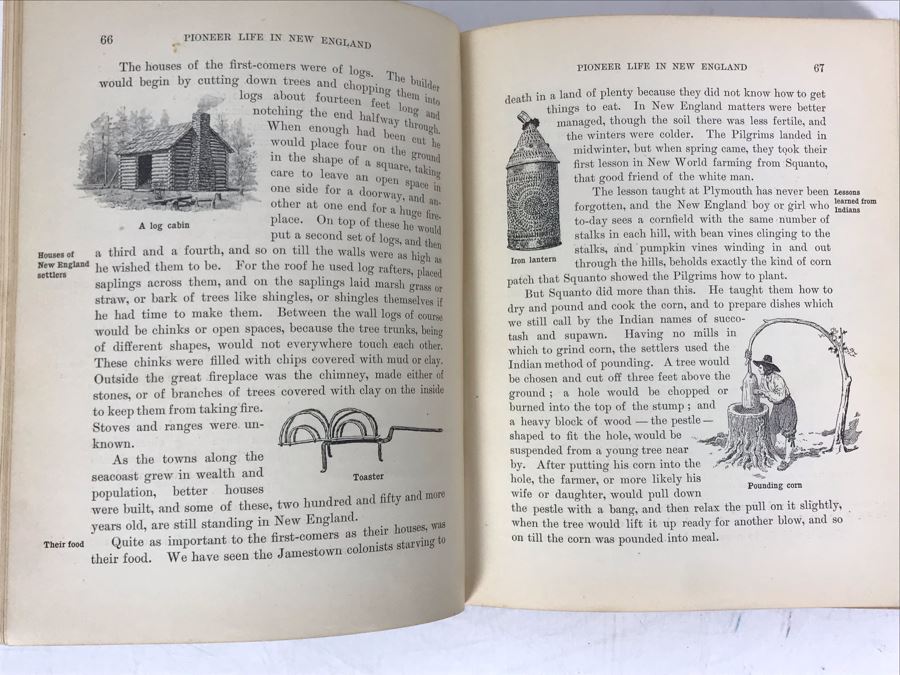 Antique 1901 Textbook McMaster's Primary History Of The United States ...